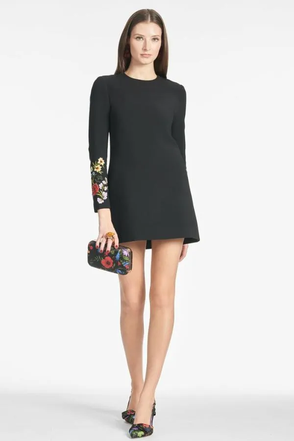 Sachin and Babi Lily Dress 8211 Noir Bouquet Noir Bouquet Women Mini