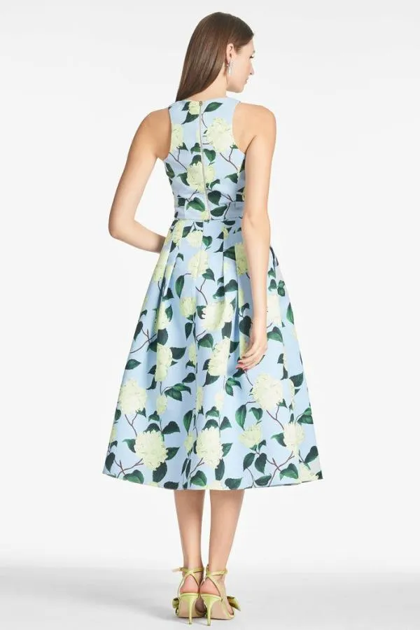 Sachin and Babi Lydia Skirt 8211 Sky Citrine Peonies Sky Citrine Peonies Women Matching Sets