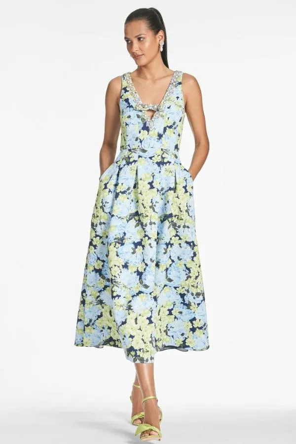 Sachin and Babi Millie Dress 8211 Garden Club Garden Club Women Midi