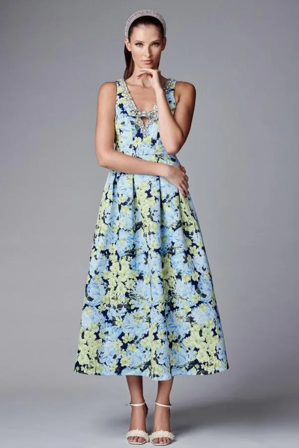 Sachin and Babi Millie Dress 8211 Garden Club Garden Club Women Midi
