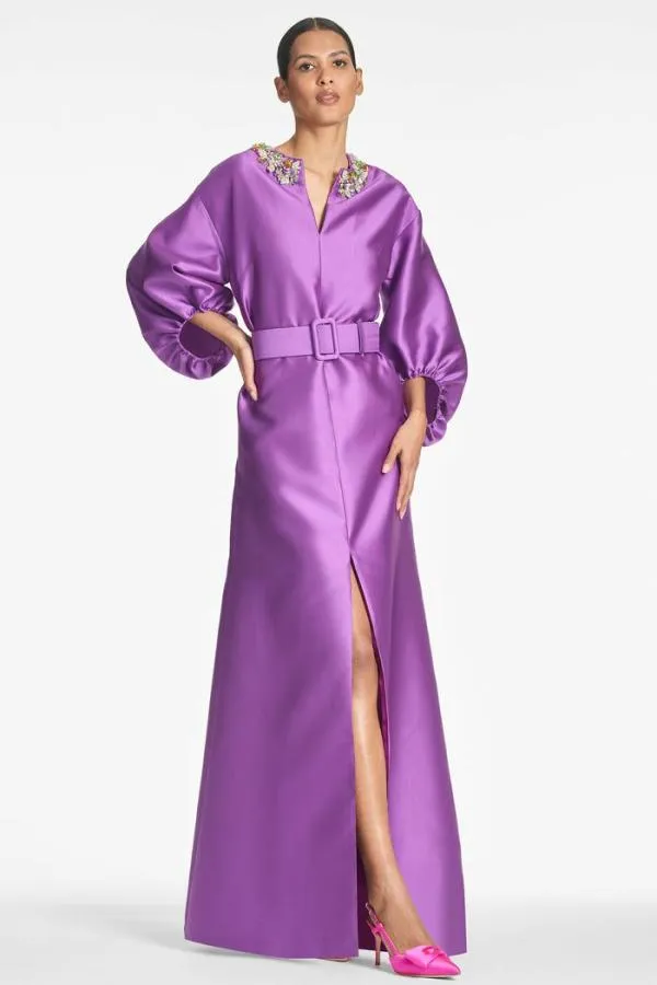 Sachin and Babi Olympia Gown 8211 Grape Grape Women Plus Sizes