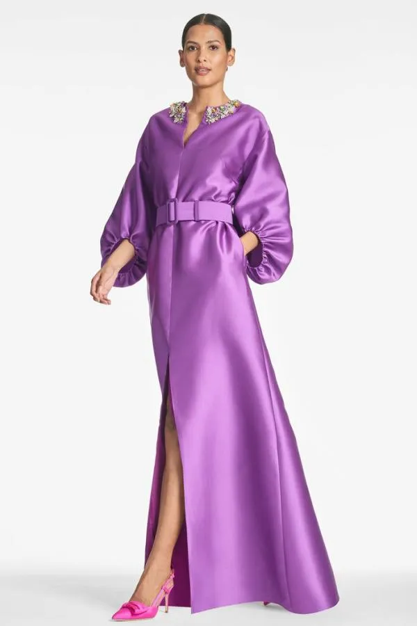 Sachin and Babi Olympia Gown 8211 Grape Grape Women Plus Sizes
