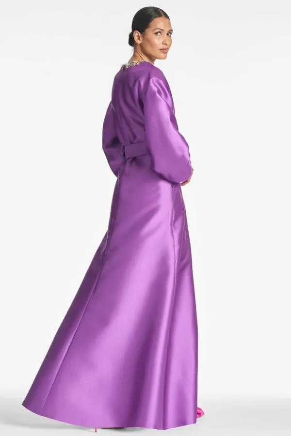 Sachin and Babi Olympia Gown 8211 Grape Grape Women Plus Sizes