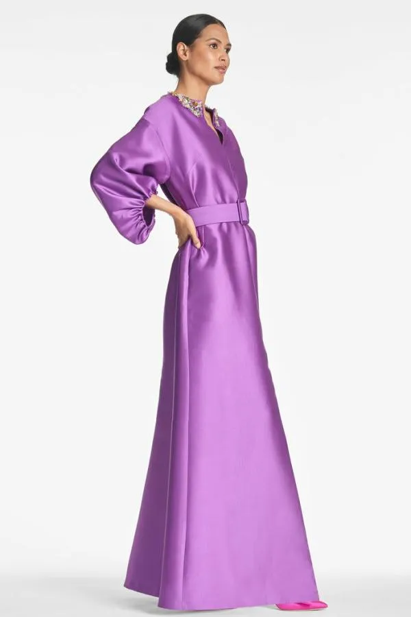 Sachin and Babi Olympia Gown 8211 Grape Grape Women Plus Sizes