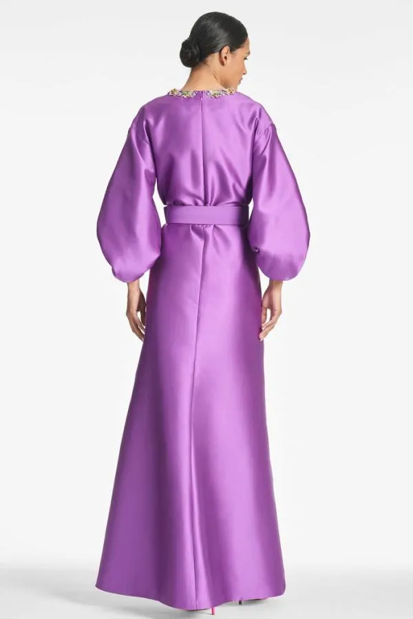 Sachin and Babi Olympia Gown 8211 Grape Grape Women Plus Sizes