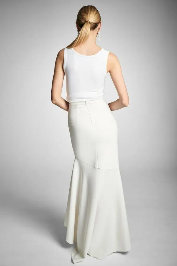 Sachin and Babi Tatianna Skirt 8211 Ivory Ivory Women Skirts