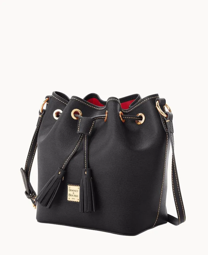 Saffiano Kendall Crossbody Black Woman Dooney and Bourke Crossbodies Saffiano Kendall Crossbody Black Woman Dooney and Bourke Crossbodies