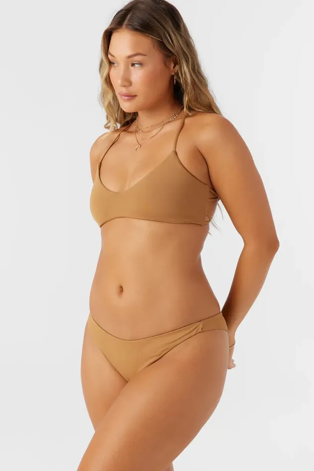 SALTWATER SOLIDS HERMOSA SKIMPY BOTTOMS Tobacc Brw Women O039NEILL Collections