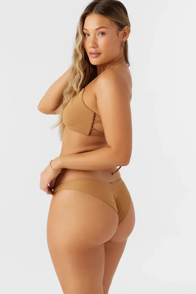 SALTWATER SOLIDS HERMOSA SKIMPY BOTTOMS Tobacc Brw Women O039NEILL Collections