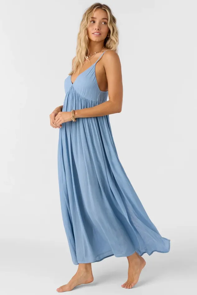 SALTWATER SOLIDS MEL MAXI COVERUP DRESS Women O039NEILL Swim