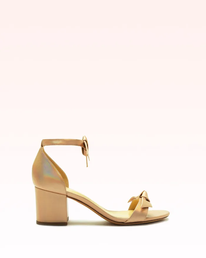 Sandals Women Alexandre Birman Alexandre Birman Clarita Block 60 Metallic Champagne 8211 Gold Sandals Champagne