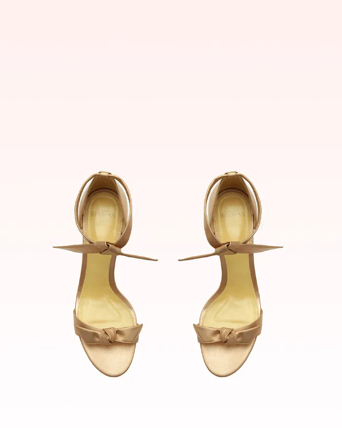 Sandals Women Alexandre Birman Alexandre Birman Clarita Block 60 Metallic Champagne 8211 Gold Sandals Champagne