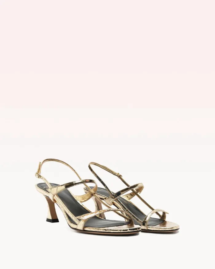 Sandals Women Alexandre Birman Tita Cage 60 Light Gold