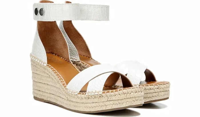 Sandals Women Franco Sarto Franco Carlotta Espadrille Wedge Sandal Putty