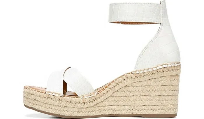Sandals Women Franco Sarto Franco Carlotta Espadrille Wedge Sandal Putty