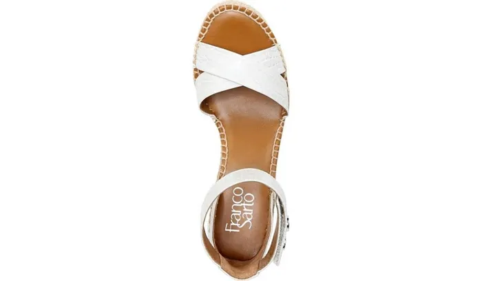 Sandals Women Franco Sarto Franco Carlotta Espadrille Wedge Sandal Putty