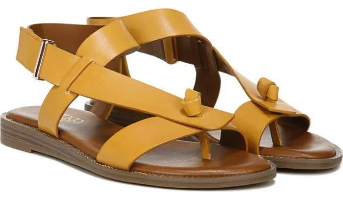 Sandals Women Franco Sarto Franco Glenni Sandal Golden Rod Leather