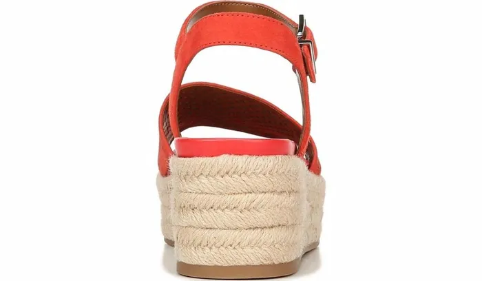 Sandals Women Franco Sarto Franco Tennia Espadrille Platform Sandal Tangelo Suede
