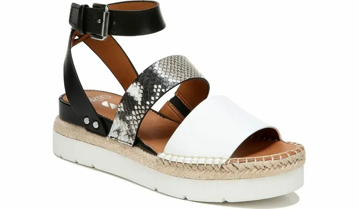 Sandals Women Franco Sarto Sarto Calvin 2 Wedge Sandal Roccia Snake Print Leather Sandals Women Franco Sarto Sarto Calvin 2 Wedge Sandal Roccia Snake Print Leather