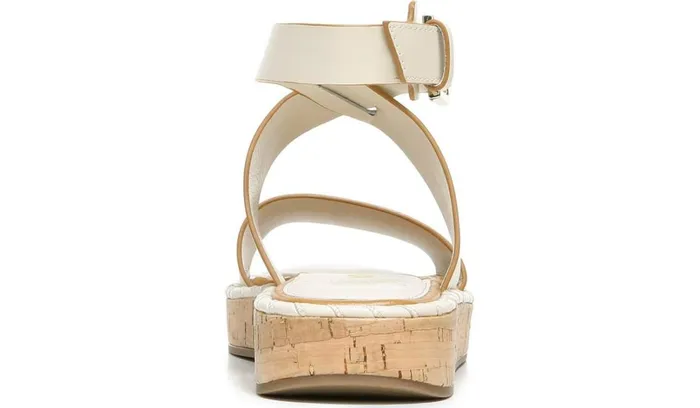Sandals Women Franco Sarto Sarto Zarlo Platform Sandal Cream Leather