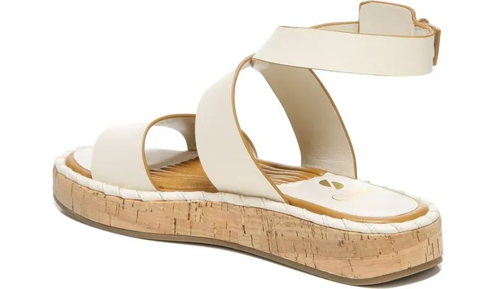 Sandals Women Franco Sarto Sarto Zarlo Platform Sandal Cream Leather