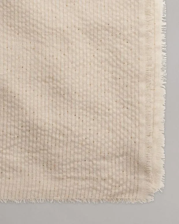 Scarves and Ponchos Women Rag and Bone Stella Striped Scarf Beige