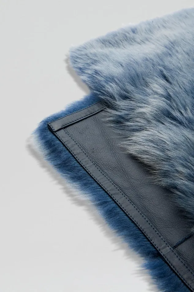 Scarves Women Scanlan Theodore TOSCANA SCARF Denim Scarves Women Scanlan Theodore TOSCANA SCARF Denim