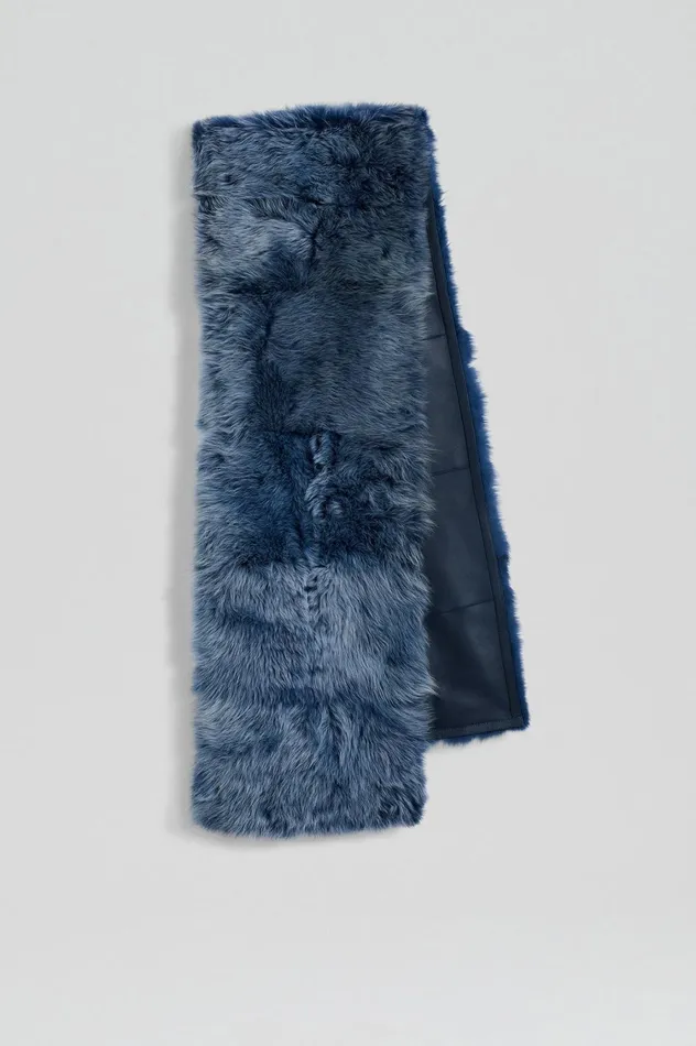Scarves Women Scanlan Theodore TOSCANA SCARF Denim Scarves Women Scanlan Theodore TOSCANA SCARF Denim