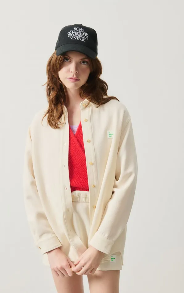 Shirt Afaz Ecru Women American Vintage Shirts
