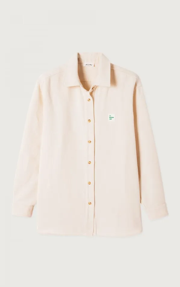 Shirt Afaz Ecru Women American Vintage Shirts Shirt Afaz Ecru Women American Vintage Shirts