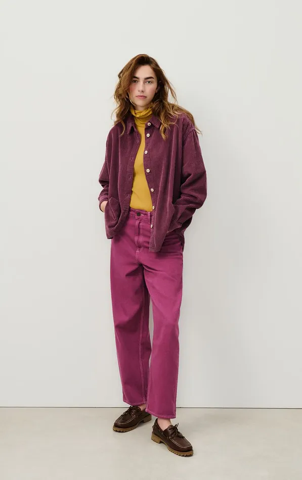 Shirt Padow Vintage Purple Women American Vintage Shirts Shirt Padow Vintage Purple Women American Vintage Shirts