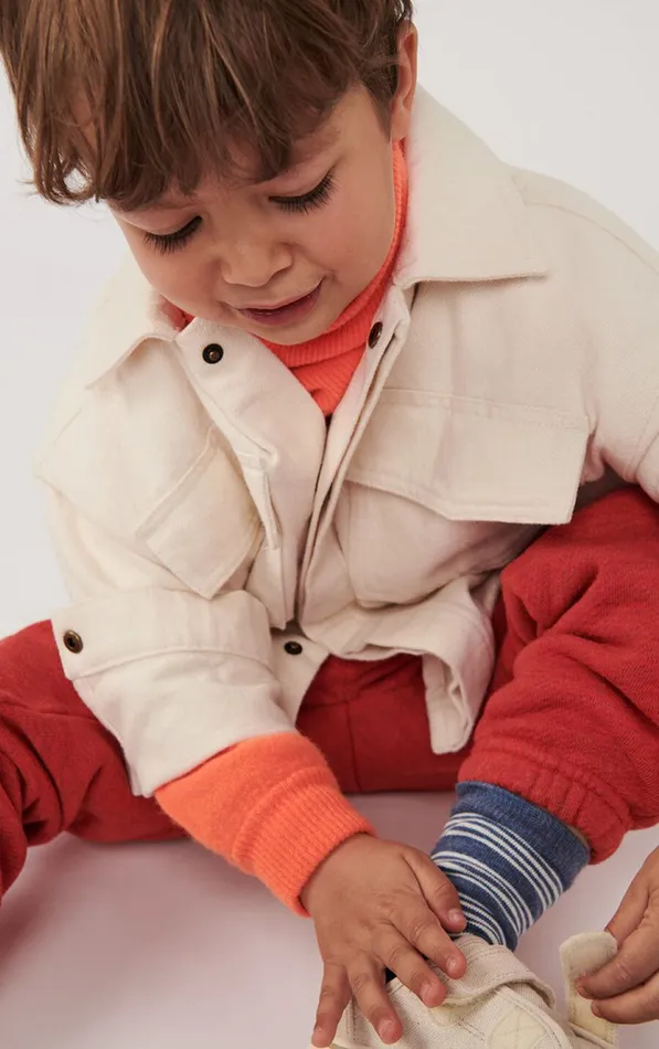 Shirt Spywood Ecru Kids American Vintage Shirts Shirt Spywood Ecru Kids American Vintage Shirts