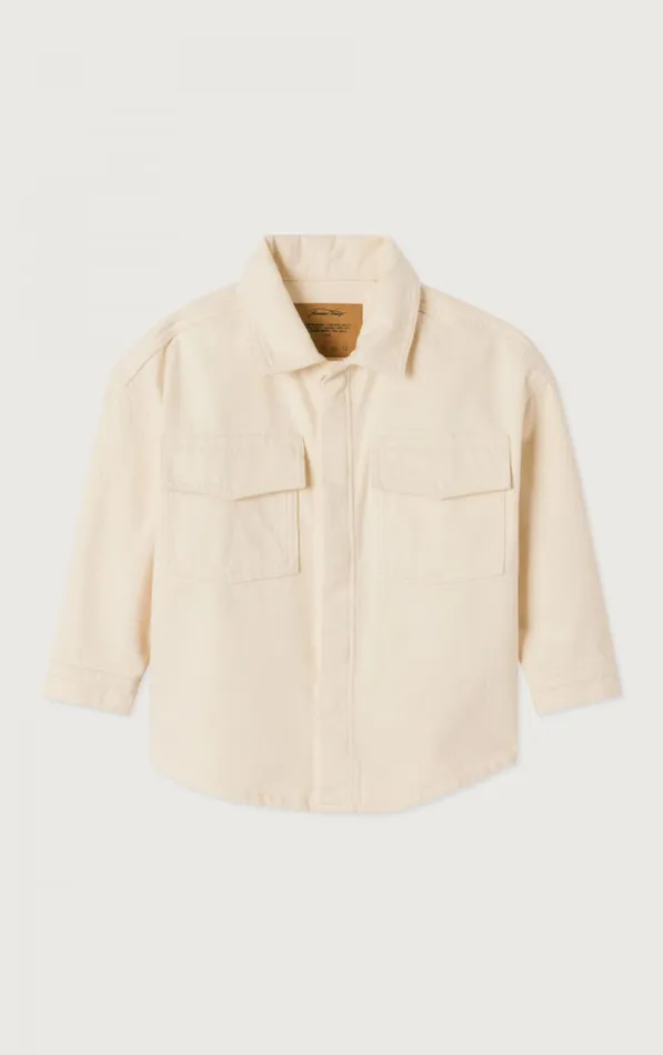 Shirt Spywood Ecru Kids American Vintage Shirts Shirt Spywood Ecru Kids American Vintage Shirts