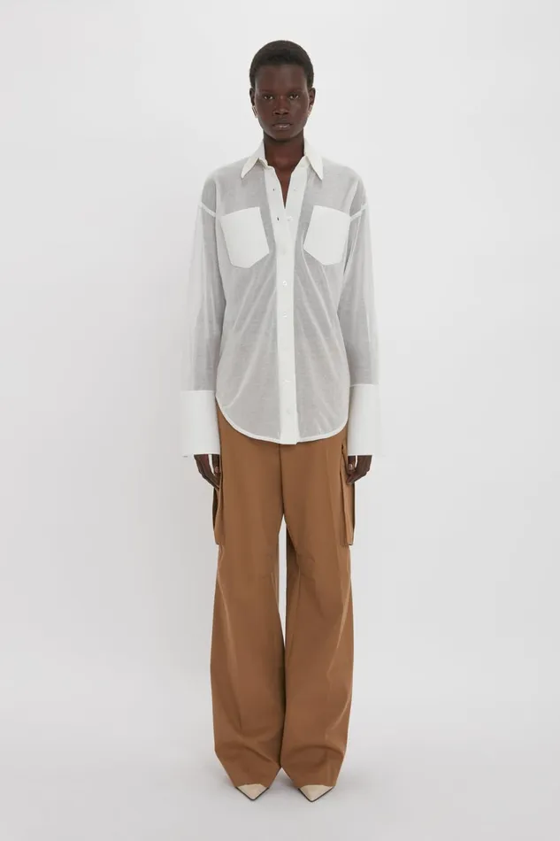 Shirts and Tops Women Victoria Beckham Pocket Detail Shirt In White