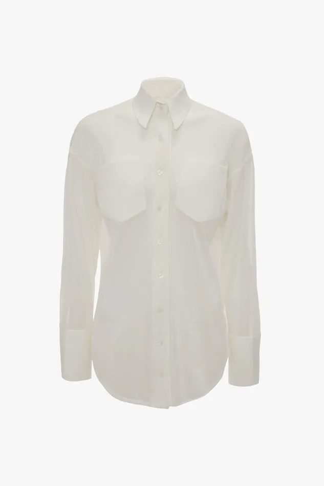 Shirts and Tops Women Victoria Beckham Pocket Detail Shirt In White