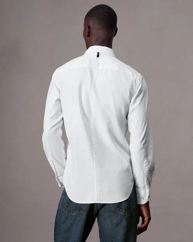 Shirts Men Rag and Bone Tomlin CottonBlend Shirt White