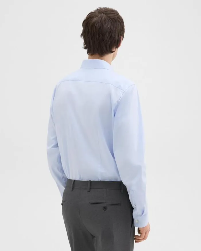 Shirts Men Theory Sylvain Shirt In Good Cotton Olympic