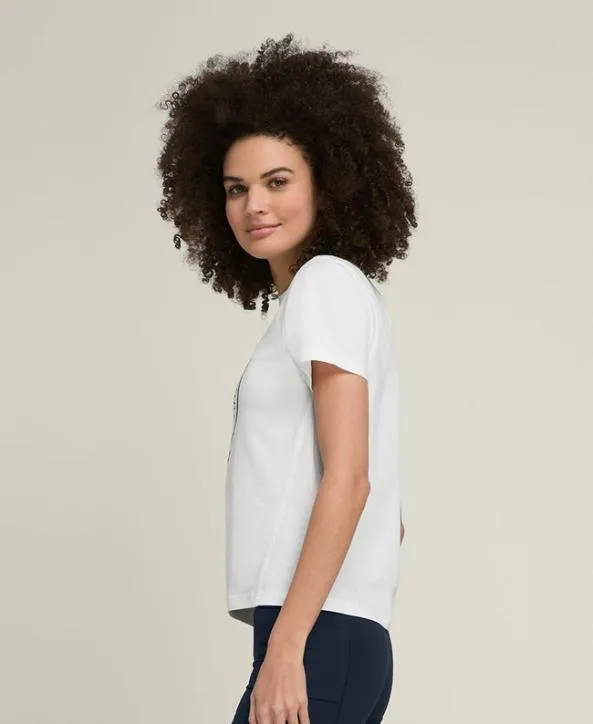 Short Sleeve Shirts Women Wilson Easy Tee Bright White Short Sleeve Shirts Women Wilson Easy Tee Bright White