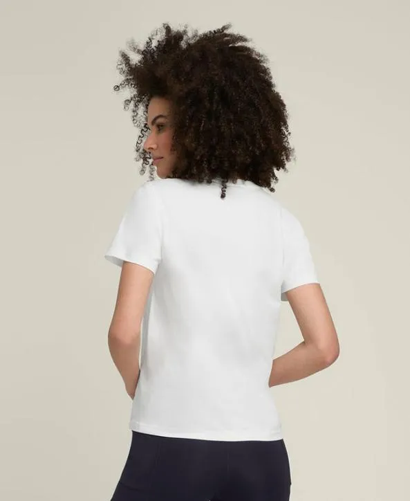 Short Sleeve Shirts Women Wilson Easy Tee Bright White Short Sleeve Shirts Women Wilson Easy Tee Bright White