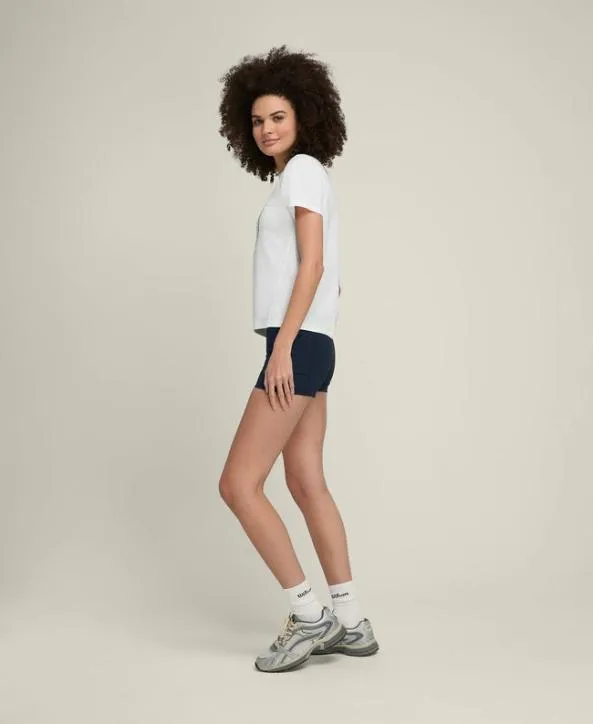 Short Sleeve Shirts Women Wilson Easy Tee Bright White Short Sleeve Shirts Women Wilson Easy Tee Bright White