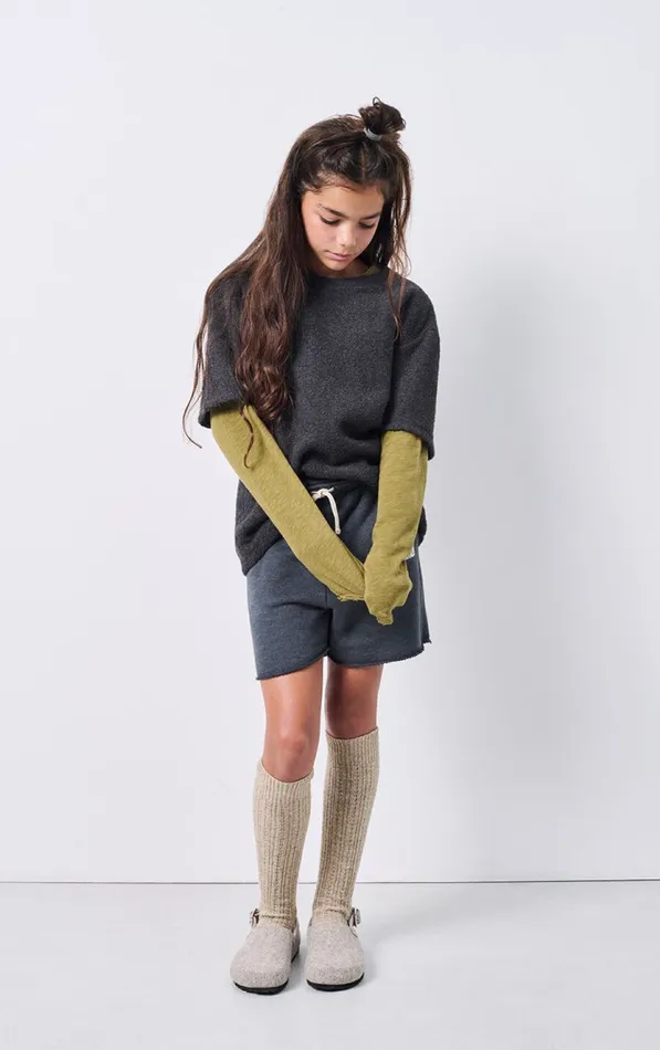 Shorts Doven Overdyed Carbon Kids American Vintage Trousers and Shorts Shorts Doven Overdyed Carbon Kids American Vintage Trousers and Shorts