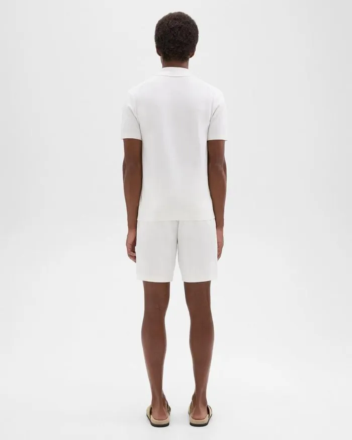 Shorts Men Theory Zaine 7 Short In Organic Cotton White Shorts Men Theory Zaine 7 Short In Organic Cotton White