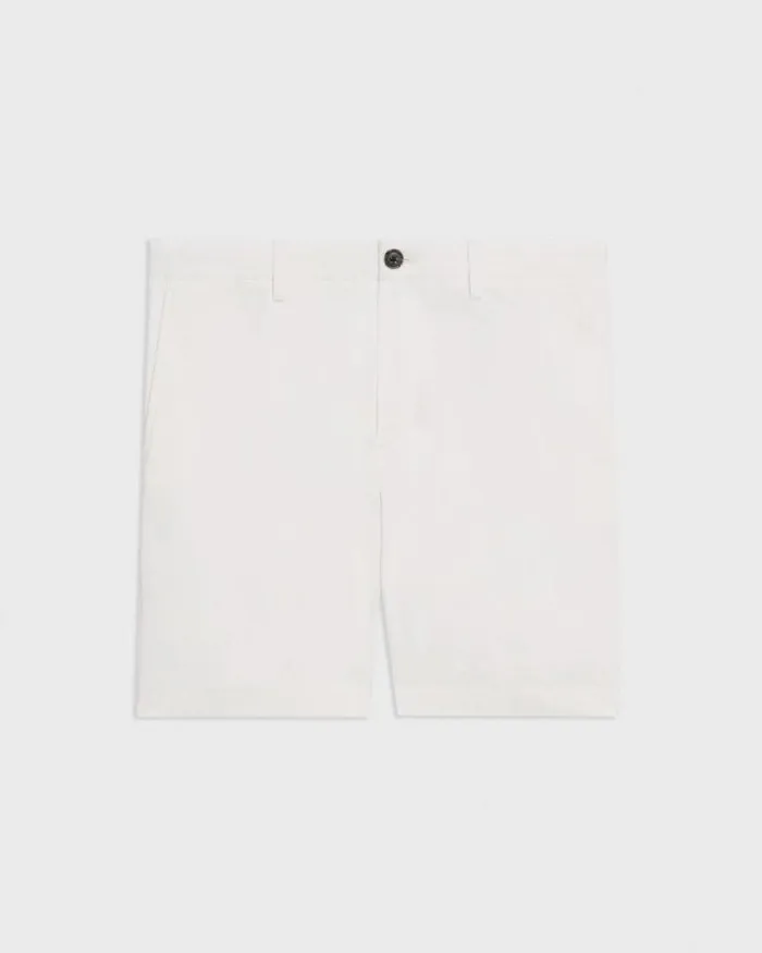 Shorts Men Theory Zaine 7 Short In Organic Cotton White Shorts Men Theory Zaine 7 Short In Organic Cotton White