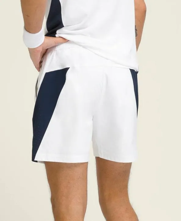 Shorts Men Wilson Tiebreaker Tennis Short Bright White Classic Navy Shorts Men Wilson Tiebreaker Tennis Short Bright White Classic Navy