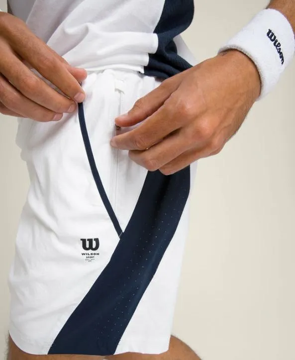 Shorts Men Wilson Tiebreaker Tennis Short Bright White Classic Navy Shorts Men Wilson Tiebreaker Tennis Short Bright White Classic Navy