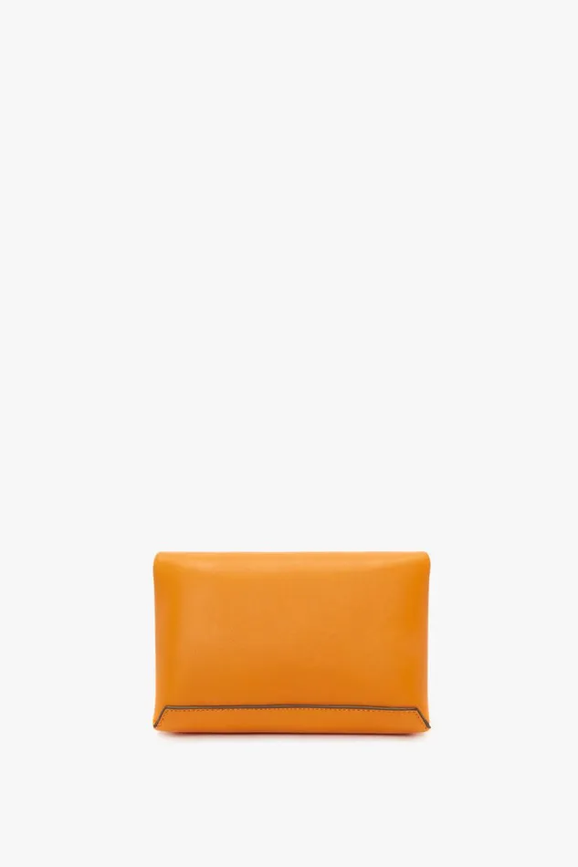 Shoulder Bags Women Victoria Beckham Mini Chain Pouch With Long Strap In Mandarin Leather