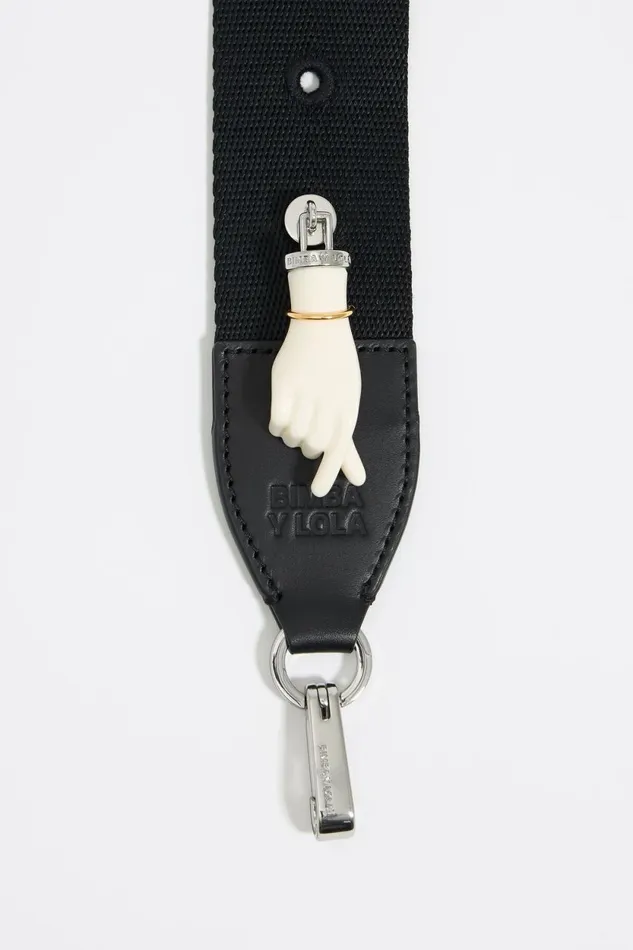 Silver Korean Hand Heart Charm Ivory Women Bimba Y Lola Bag Charms Silver Korean Hand Heart Charm Ivory Women Bimba Y Lola Bag Charms