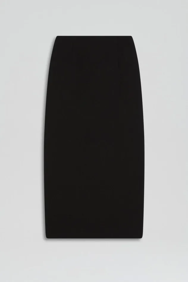Skirts Women Scanlan Theodore CADY PENCIL SKIRT Black Skirts Women Scanlan Theodore CADY PENCIL SKIRT Black