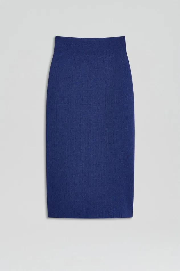 Skirts Women Scanlan Theodore CREPE KNIT PENCIL SKIRT Royal Skirts Women Scanlan Theodore CREPE KNIT PENCIL SKIRT Royal