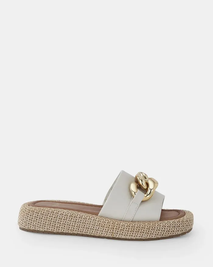 Slides NOVO Shoes Women SAPPHIRA CREAM Sandals